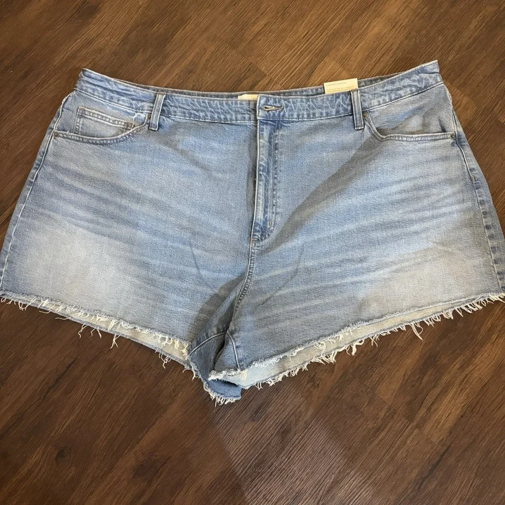 High Rise 90s Baggy Cutoff Shorts Universal Thread Goods Co Size 28 Zipper